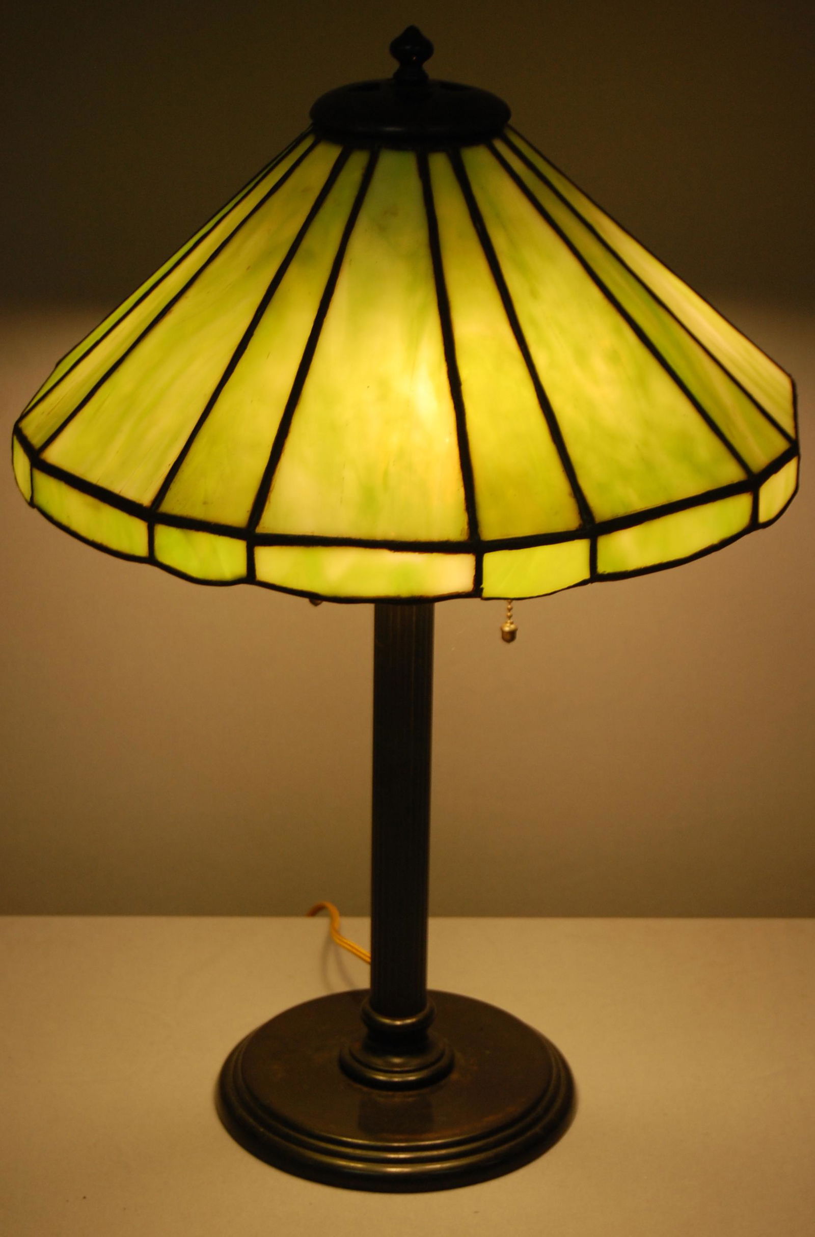 Signed Duffner & Kimberly Glass Table Lamp (1 of 8)