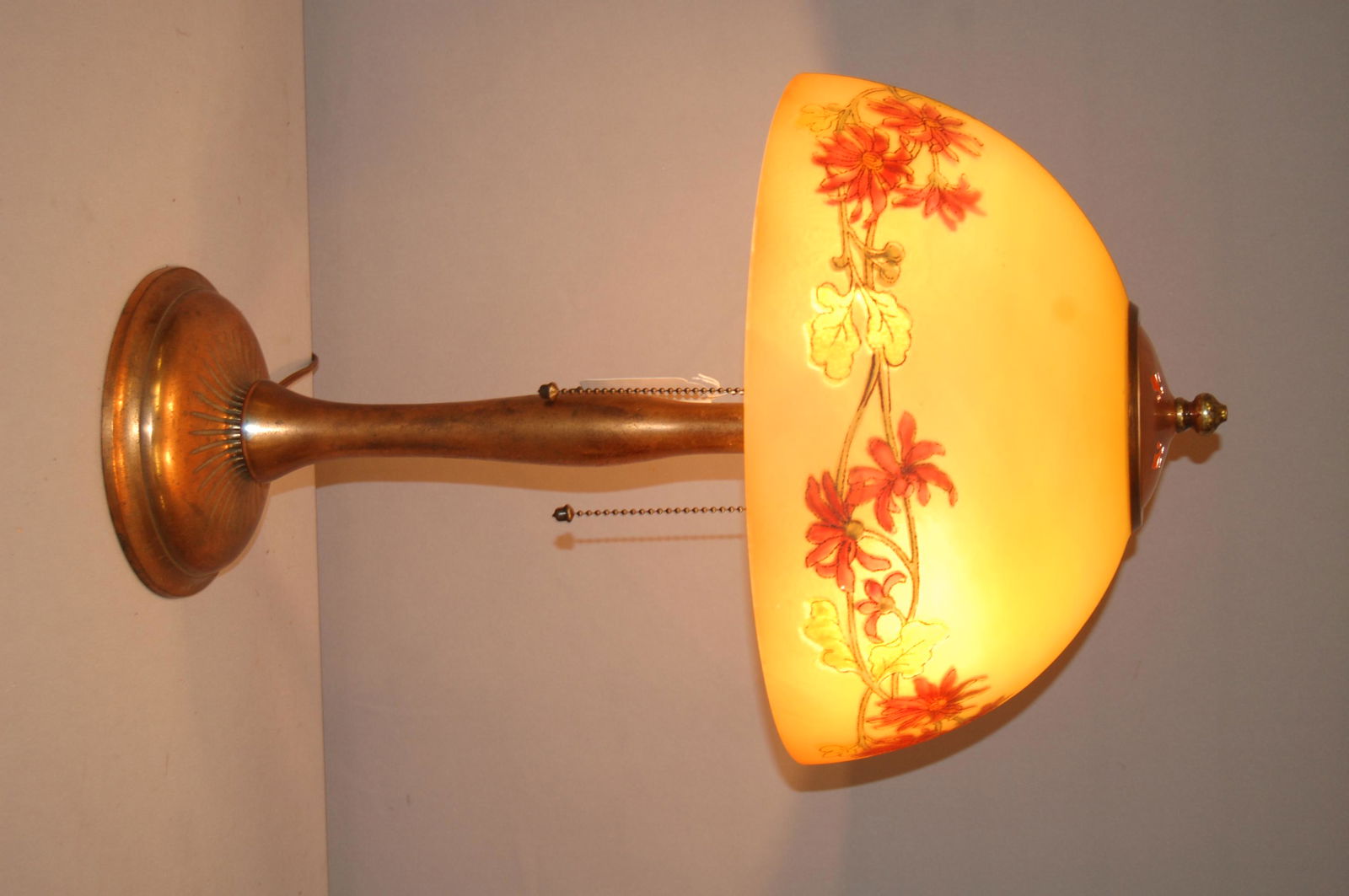 Signed Handel Reverse Painted Table Lamp (1 of 9)