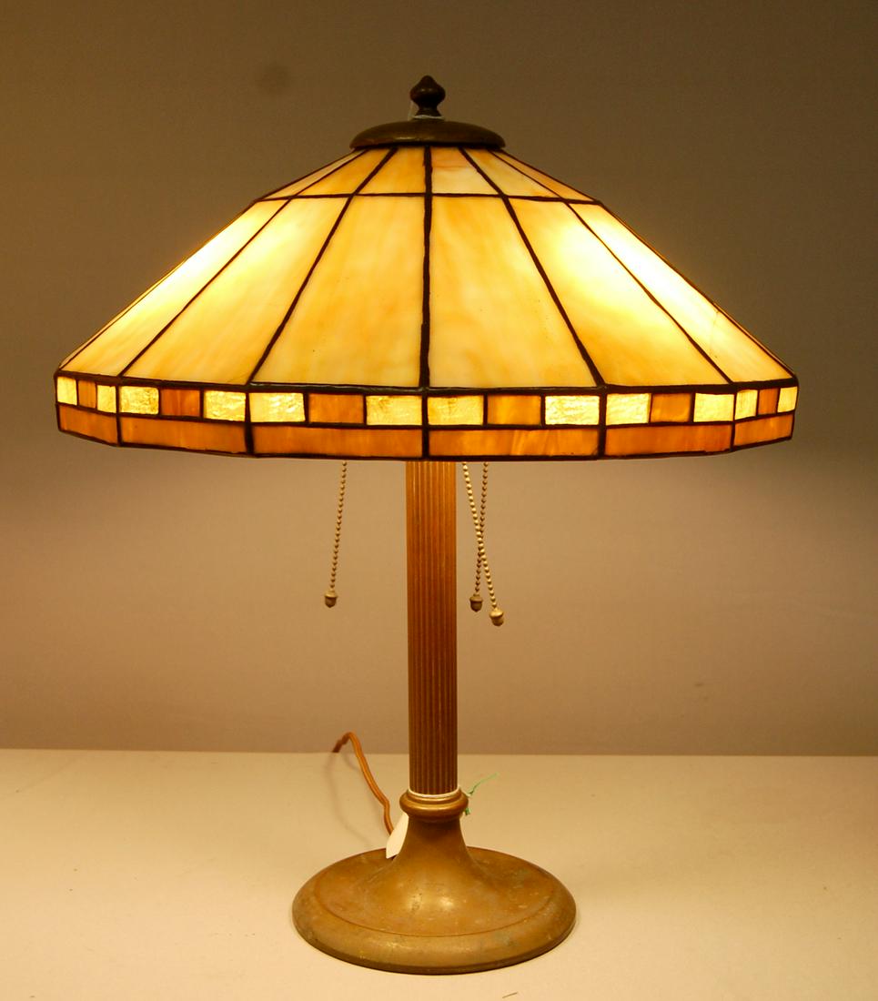 Duffner & Kimberly Leaded Glass Table Lamp (1 of 8)