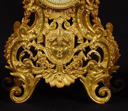 Ornate 3pc French Clock Set - 3