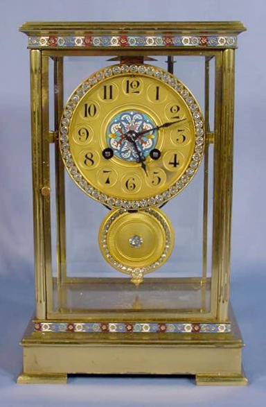 French Crystal Regulator w/ Brilliants Decoration - 2