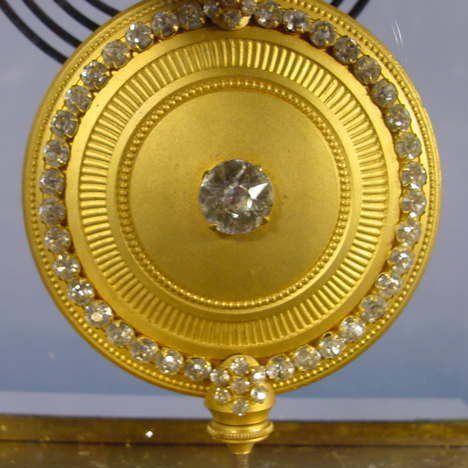 French Crystal Regulator w/ Brilliants Decoration - 3