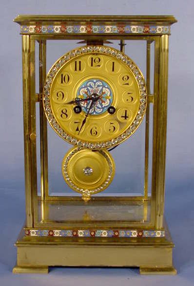 French Crystal Regulator w/ Brilliants Decoration - 5