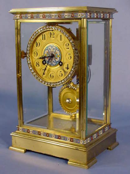 French Crystal Regulator w/ Brilliants Decoration - 6