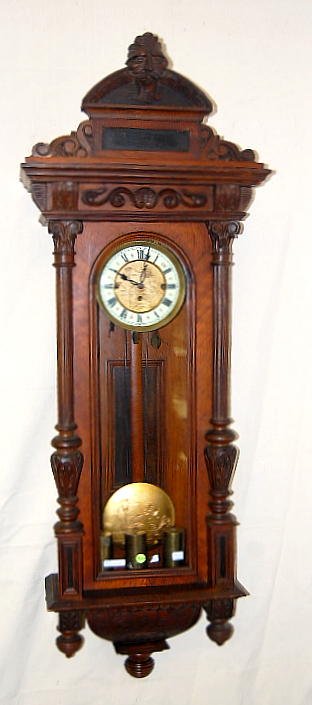 3 Wt. Unsigned Walnut Clock - 2