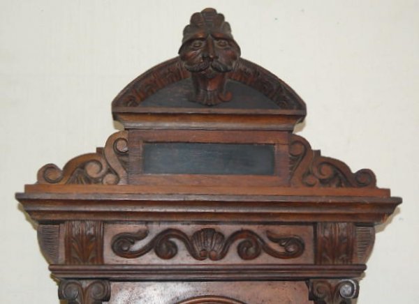 3 Wt. Unsigned Walnut Clock - 3