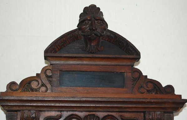 3 Wt. Unsigned Walnut Clock - 4