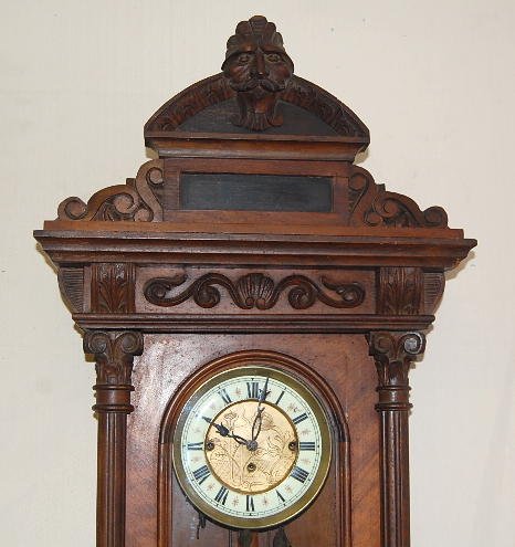 3 Wt. Unsigned Walnut Clock - 5