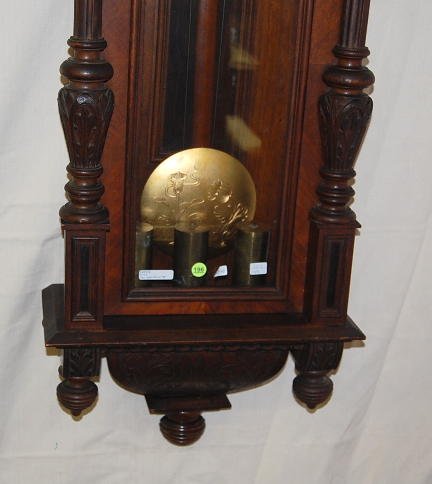 3 Wt. Unsigned Walnut Clock - 6