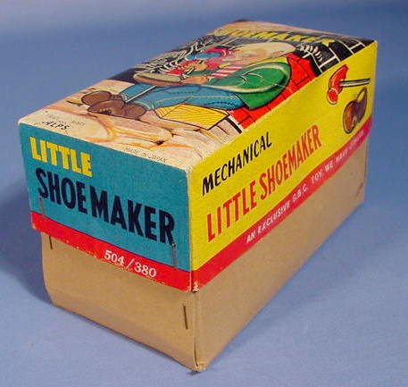 Mechanical Little Shoemaker Wind Up Toy w/ Box - 6