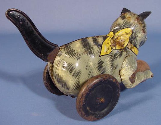 Marx Tin Cat Toy with Ball - 2