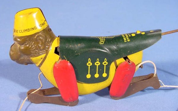 Strauss Tin String Climbing Monkey Toy - 4