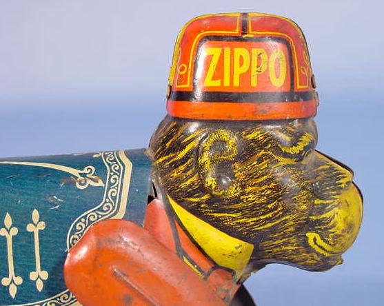 Marx Zippo Tin String Climbing Monkey Toy - 2