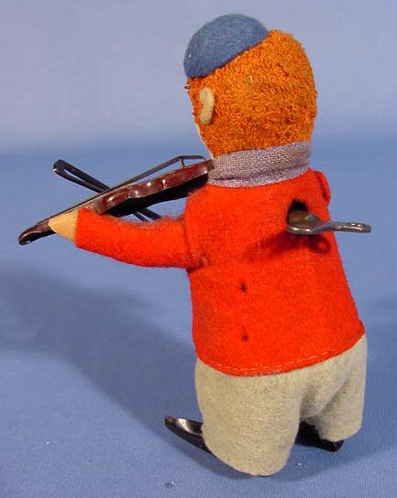 Schuco Key Wind Violin Playing Toy Clown - 3