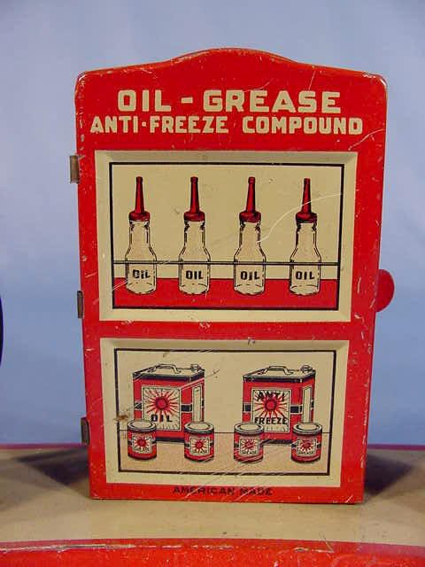 Marx Tin Litho Toy Gas Pumping Station - 3