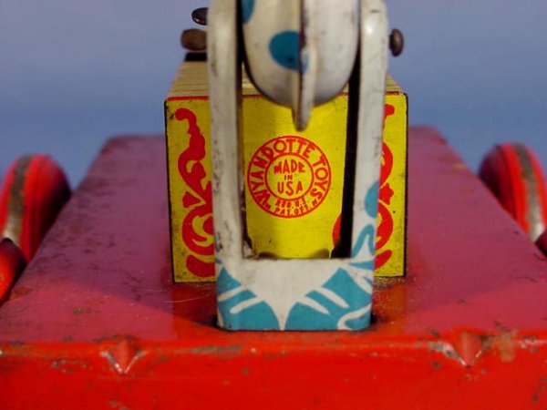 Wyondotte Hoky Poky Toy Pump Car w/Clowns - 3