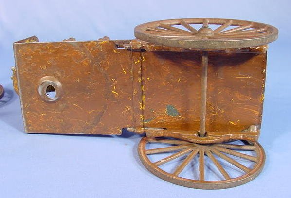 Cast Iron Horse Drawn Toy Delivery Wagon - 6