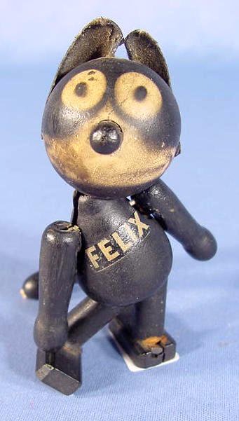 Schoenhut Toy Figure of Felix the Cat - 3