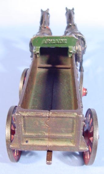 Arcade Iron McCormick Deering Horse Drawn Wagon - 6