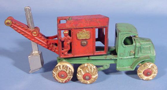 Hubley "General" Cast Iron Ditch Digger Toy