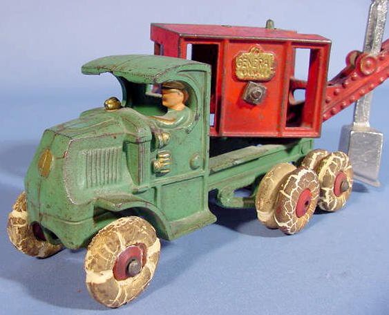 Hubley "General" Cast Iron Ditch Digger Toy - 3