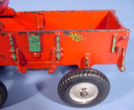 Arcade Cast Iron Farm Wagon w/2 Horse Team - 3