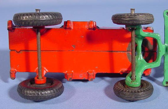 Arcade Cast Iron Farm Wagon w/2 Horse Team - 6
