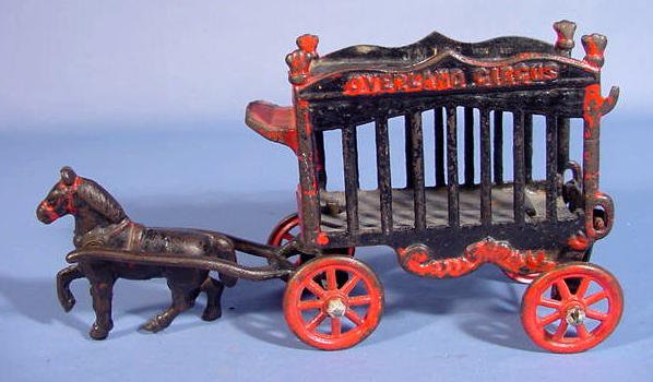 Iron Art Cast Iron Overland Circus Wagon, JM109