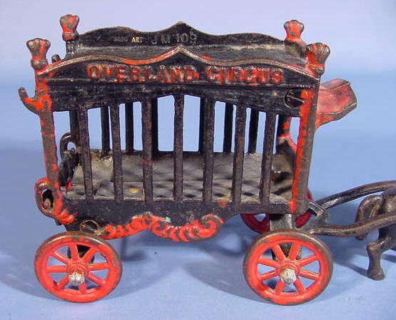 Iron Art Cast Iron Overland Circus Wagon, JM109 - 6