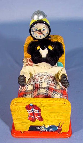 Line Mar Battery Operated Sleeping Baby Bear - 2