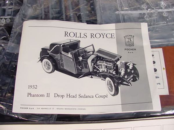 Pocher 1932 Rolls Royce "You Build It" Model Ca - 10