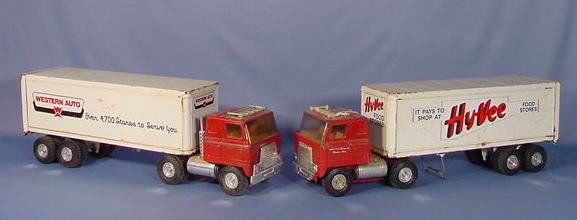 metal toy semi trucks