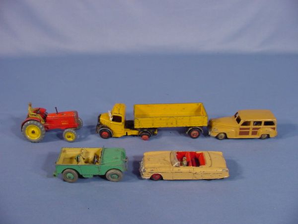 5 Old Dinky Toys