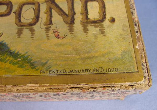 1890 Mcloughlin Brothers Fish Pond Game w/Box - 5