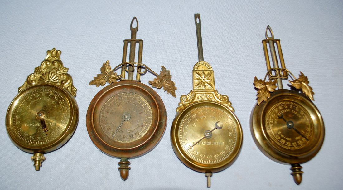4 Compensated Metal Pendulums (1 of 3)