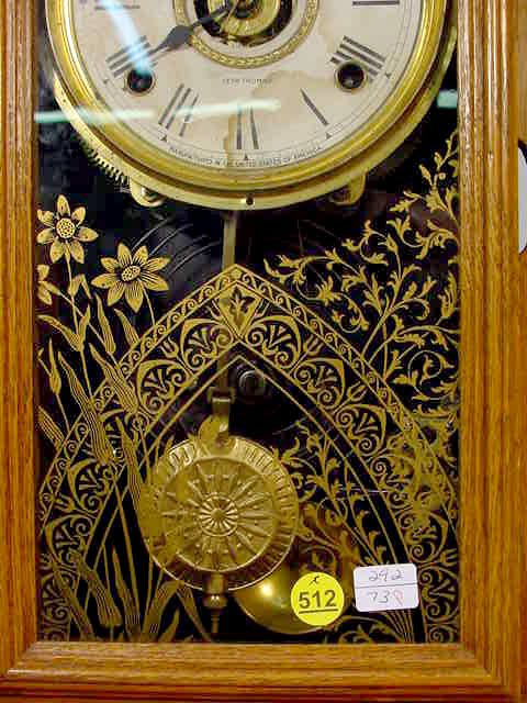 Seth Thomas Oak Metals No.3 Mantel Clock - 3
