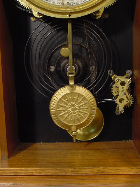 Seth Thomas Oak Metals No.3 Mantel Clock - 4