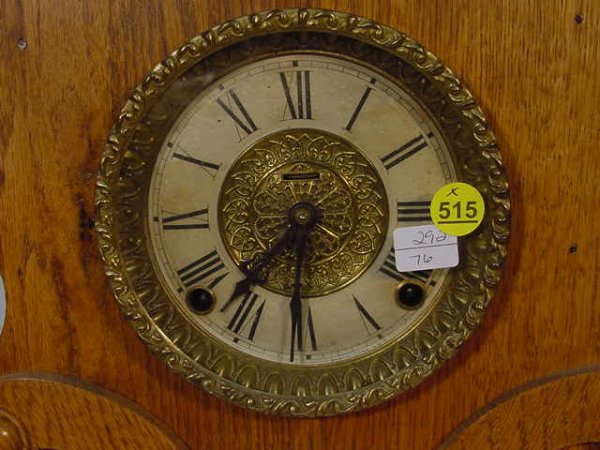 Ingraham Oak Shelf Clock - 2