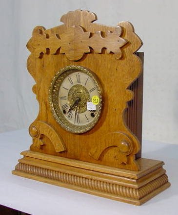 Ingraham Oak Shelf Clock - 3