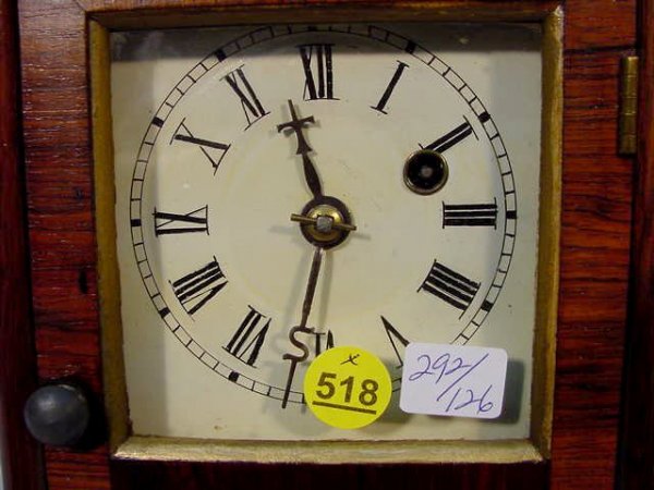 Seth Thomas Rosewood Time Only Cottage Clock - 2