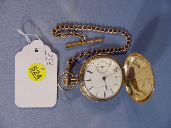Illinois Miller Model Pocket Watch: S18, 18K, hunt