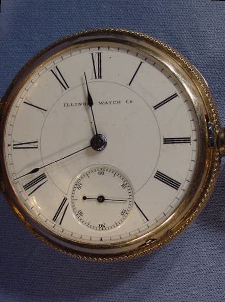 Illinois Miller Model Pocket Watch: S18, 18K, hunt - 3