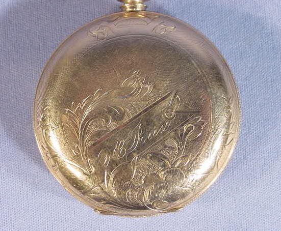 Illinois Miller Model Pocket Watch: S18, 18K, hunt - 4