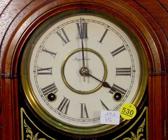 Ingraham Walnut Kitchen Clock - 2