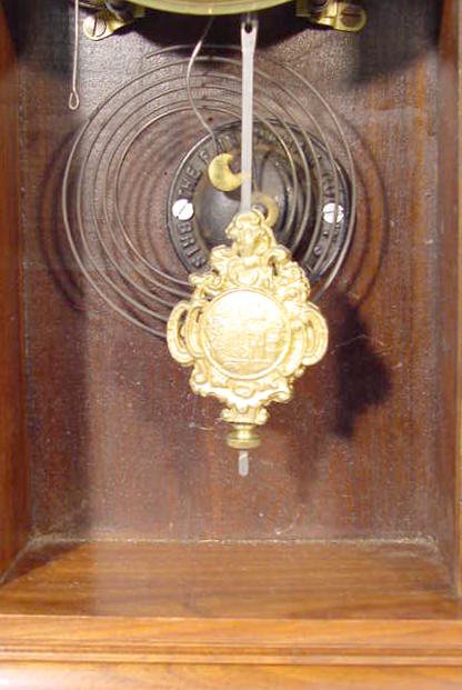 Ingraham Walnut Kitchen Clock - 4
