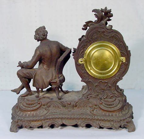 Ansonia "Composer" Statue Clock - 3