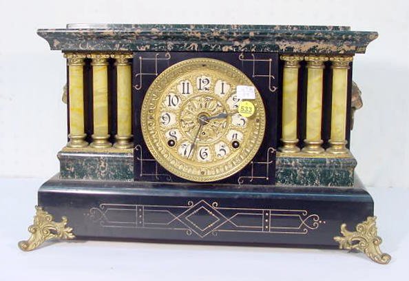 Seth Thomas Sheffield Mantel Clock - 3