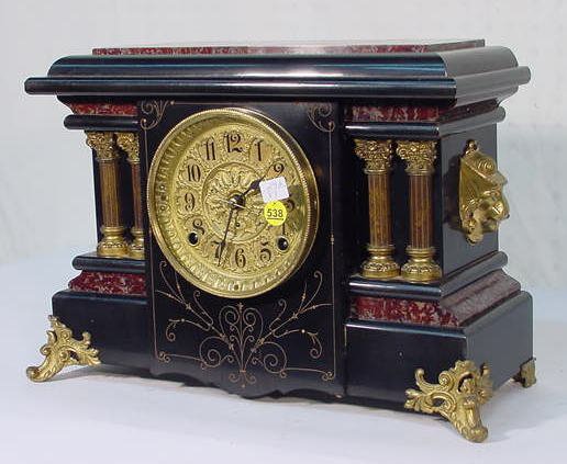 Seth Thomas "Texel" Adamantine Mantel Clock - 2