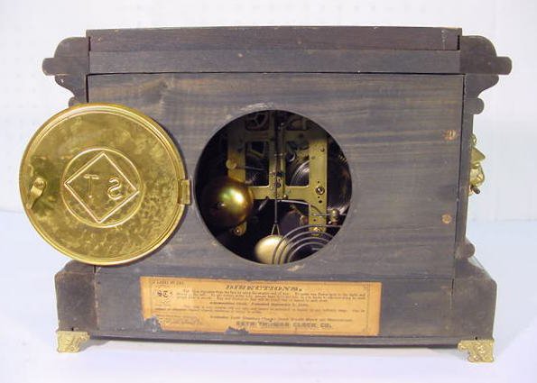 Seth Thomas "Texel" Adamantine Mantel Clock - 5