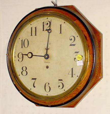 Waterbury Octagon Lever Wall Clock - 3